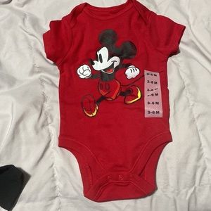 Red Mickey Mouse shirt